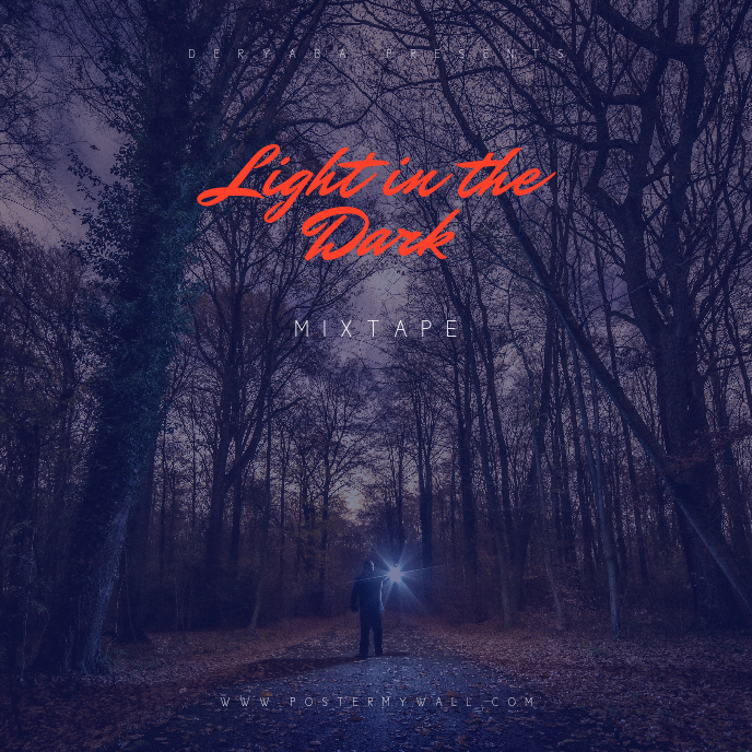 Light in the Dark Music CD Cover Template Copertina album