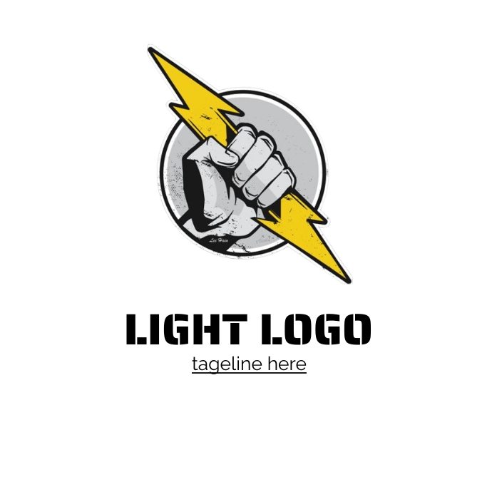 Light Logo Simple LIGHT LOGO Template | PosterMyWall