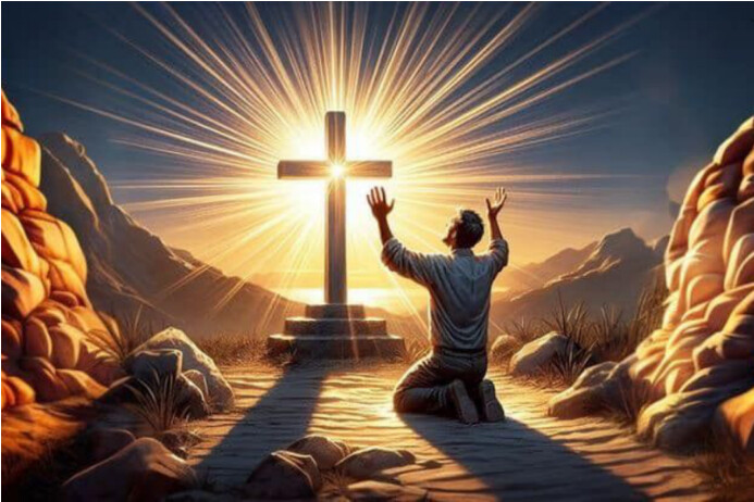 Light Of the Cross Poster template