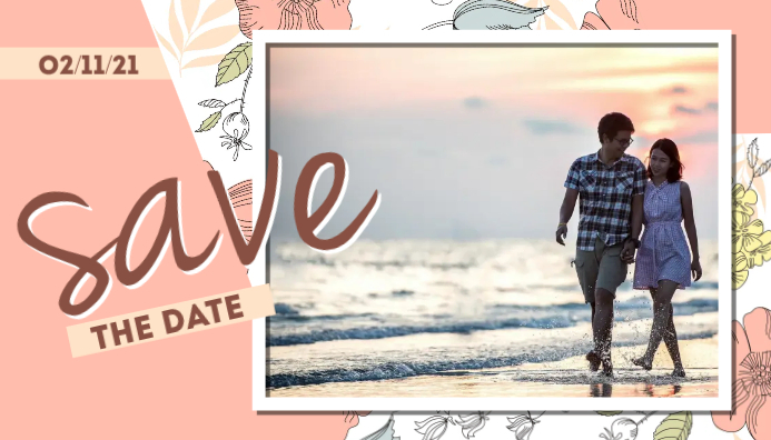 Light Orange Save The Date Templates Blog Header