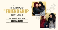 Light Yellow Friendship Day Facebook Post template