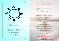 Lighthearted Greeting Card Template A6