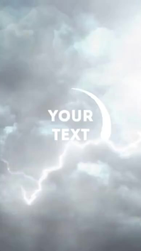 灰色 Customizable Text Design Instagram-verhaal Template