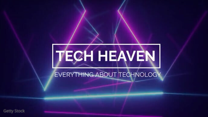 Copy of Lights Modern Technology Youtube Video Intro | PosterMyWall