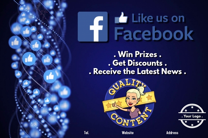 Like Us On Facebook Template PosterMyWall