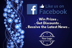 Like Us on Facebook Template | PosterMyWall
