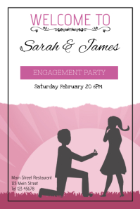 230 Engagement Customizable Design Templates Postermywall