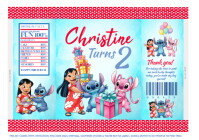 Lilo and Stitch A4 template