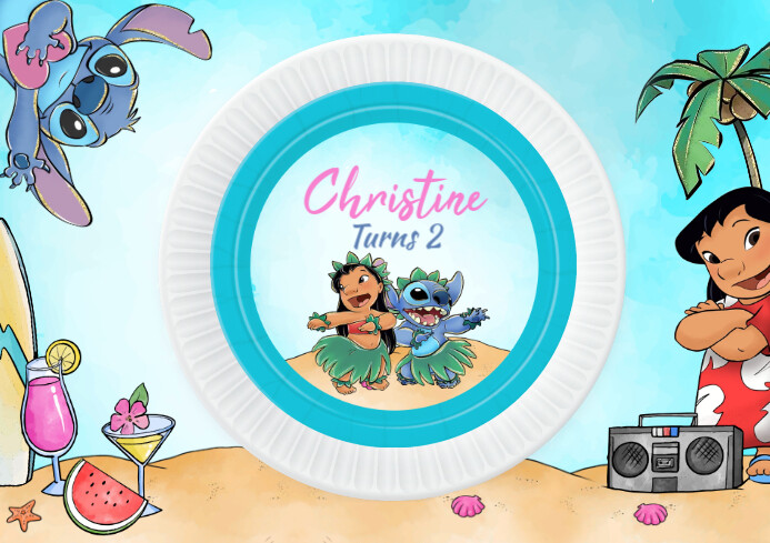 Lilo and Stitch A3 template