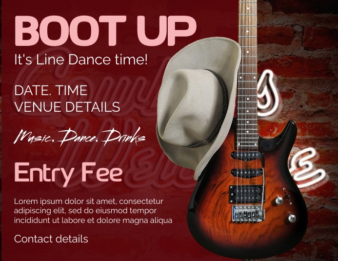 Copy of Line Dance | PosterMyWall