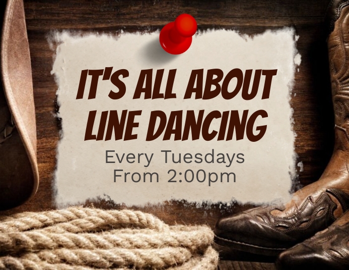 Line Dance Template | PosterMyWall