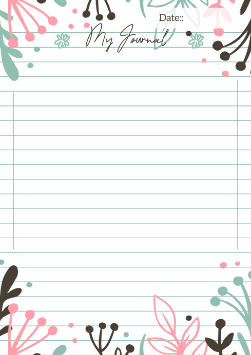 Design Line Paper Lined Paper A4 Design