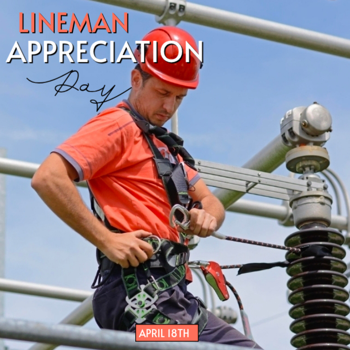 Copy of Lineman Appreciation Day | PosterMyWall