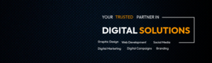 Black Digital Solutions Imagen de Fondo de LinkedIn Template