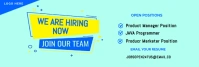 linkedin hiring poster LinkedIn-banner template