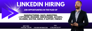 Hiring Flyer LinkedIn-banner template