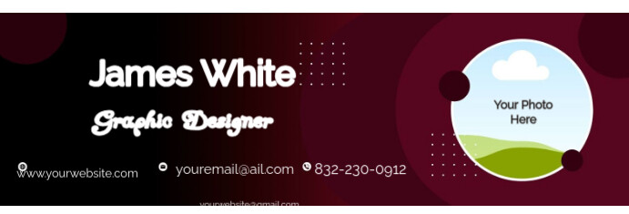 LinkedIn professional profile banner Template