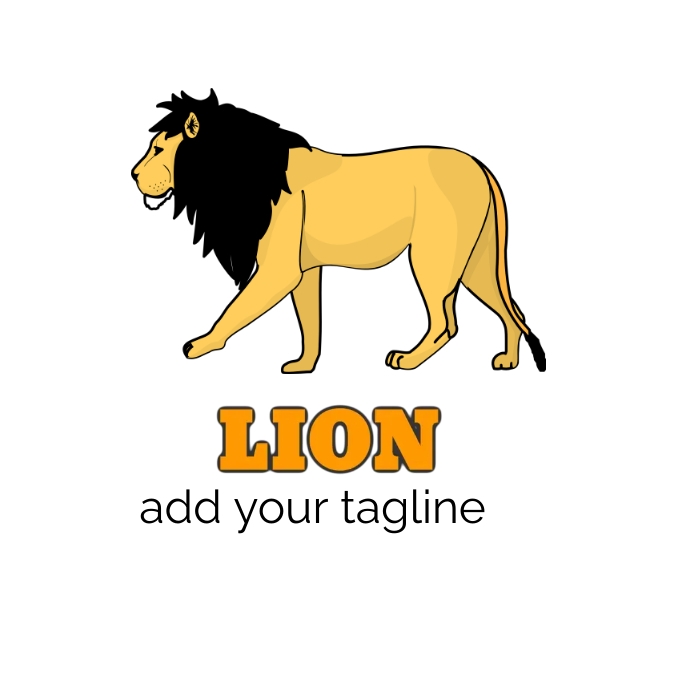 Lion Template PosterMyWall