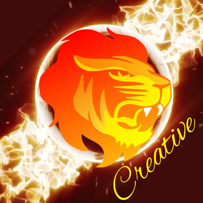 Lion Fire Logo Digital Design Template Free Postermywall Lion Fire Logo Digital Design Template Free Postermywall