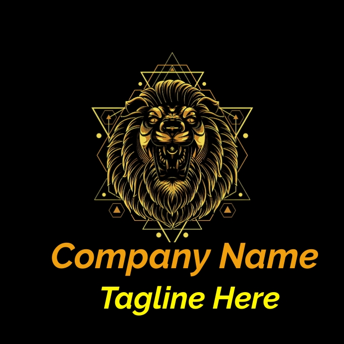 lion logo, lion animal logo, lion and king lo template