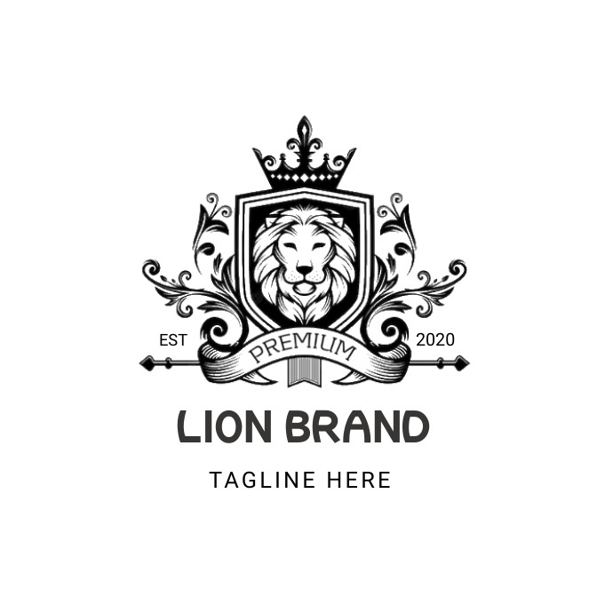 Lion Logo Template | PosterMyWall