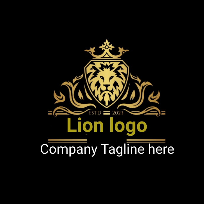 Lion logo Template | PosterMyWall