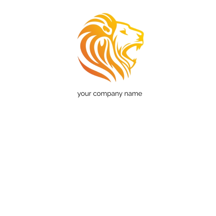 Lion logo Template | PosterMyWall