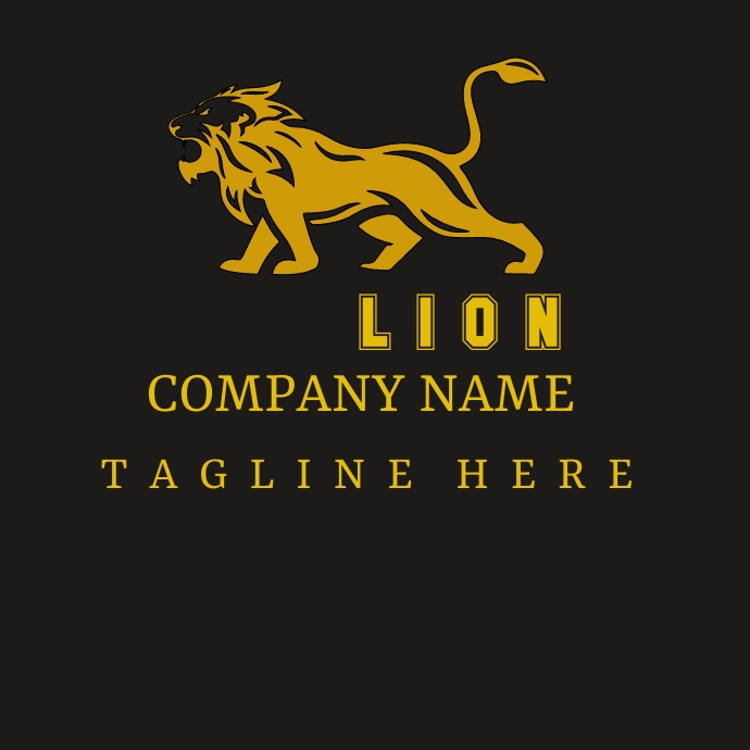 Lion logo Template | PosterMyWall