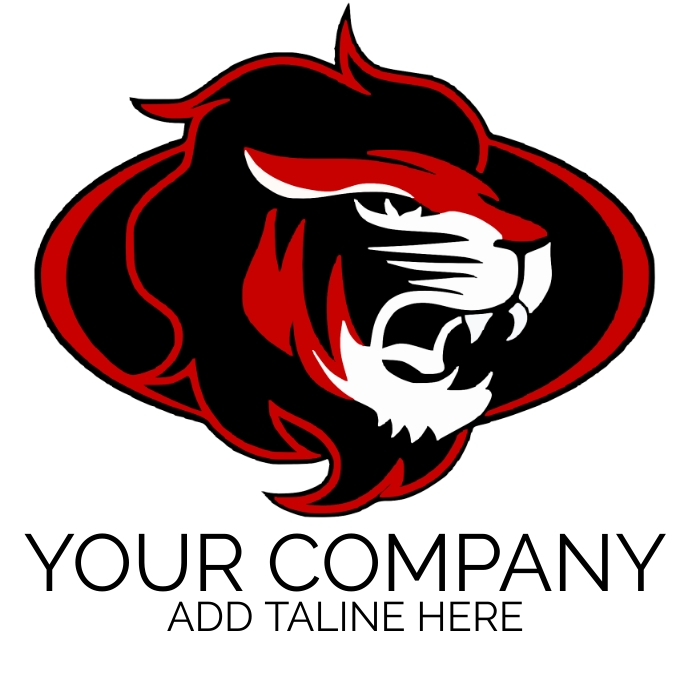 Lion nft Logo, flyer, Instagram poster template