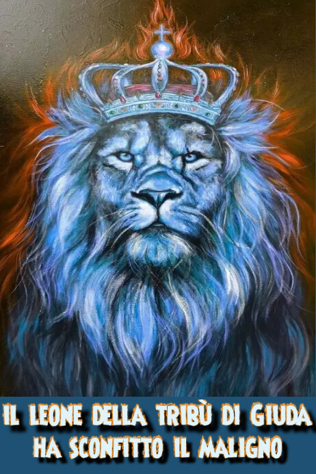 Lion of judah Plakat template