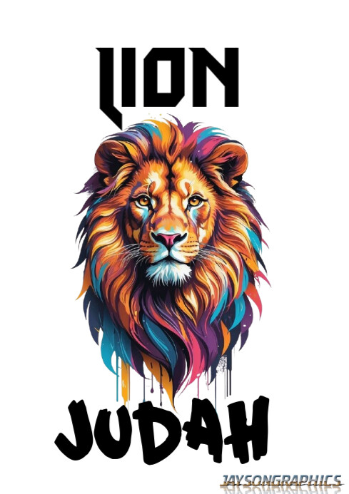lion tshirt A3 template