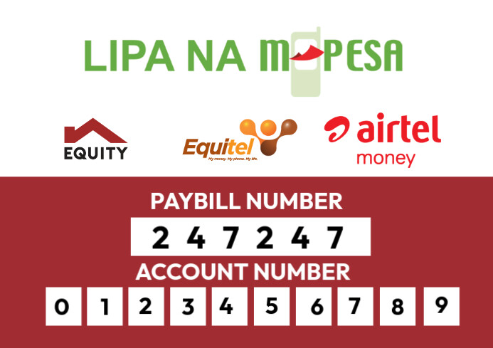 Copy of Lipa Na MPESA Equity Till number | PosterMyWall