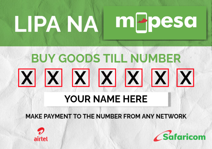 Lipa Na Mpesa Template PosterMyWall lipa-na-mpesa-template-postermywall