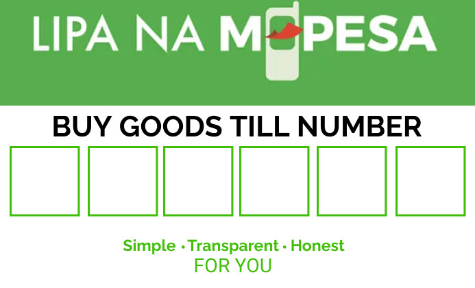 Lipa Na Mpesa sampai Kabuka Templat | PosterMyWall