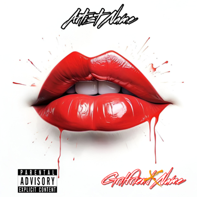 Lips Album Cover Template | PosterMyWall