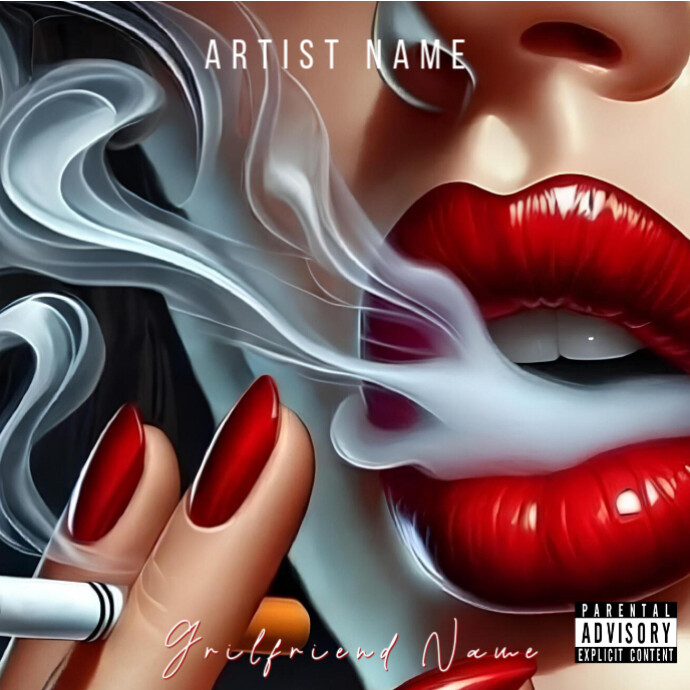 Lips Album Cover Template | PosterMyWall