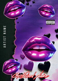 Black Music Album Cover A6 Template