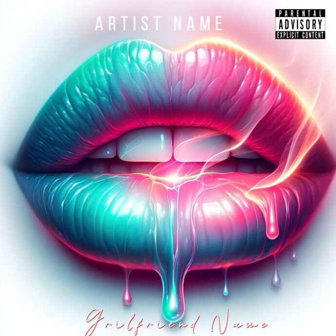 Lips Album Cover Template | PosterMyWall