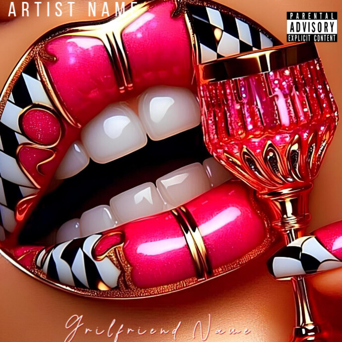 Lips Album Cover Template | PosterMyWall