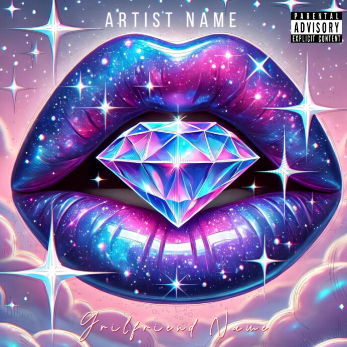Lips Album Cover Template | PosterMyWall
