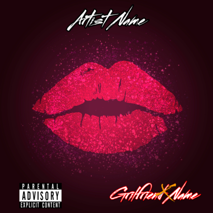 Lips Album Cover Template | PosterMyWall