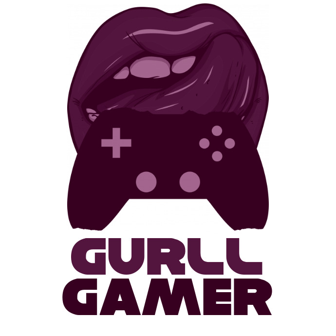 Lips Gamepad Girl Gamer Logo Template Postermywall