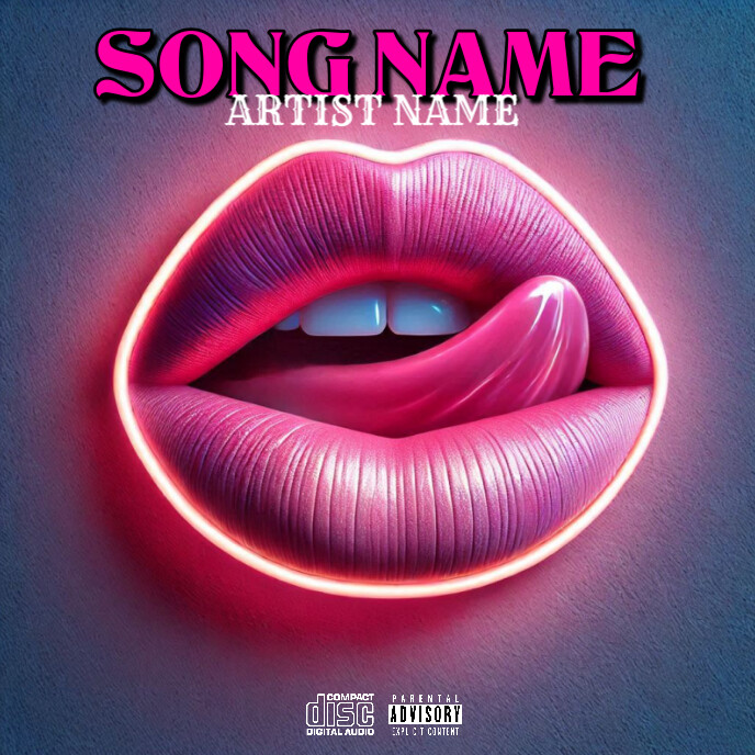 Lips mixtape album cover Template | PosterMyWall