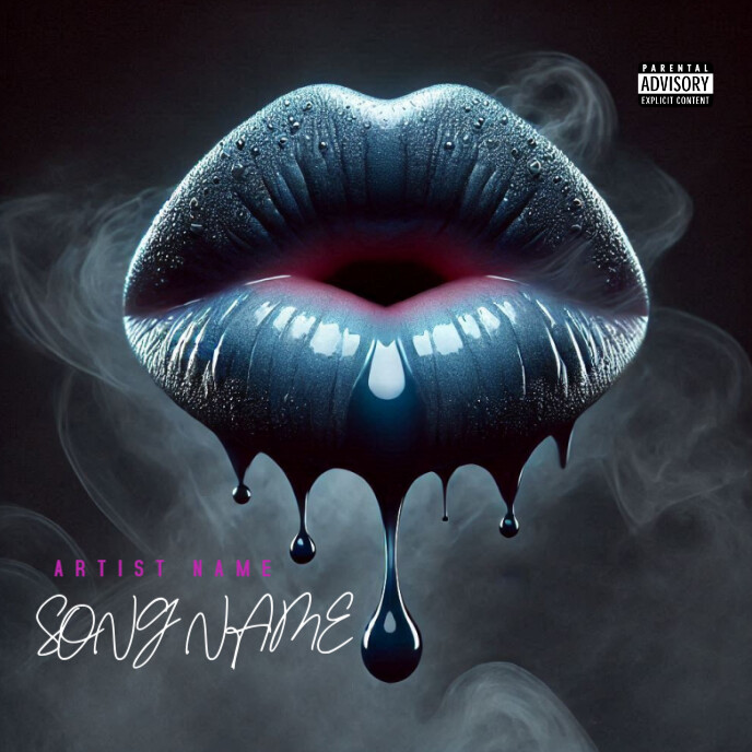 Lips mixtape album cover Template | PosterMyWall