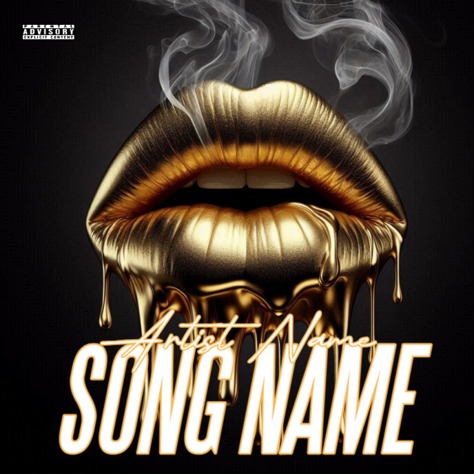 Lips Mixtape Cover Album Cover Template | PosterMyWall