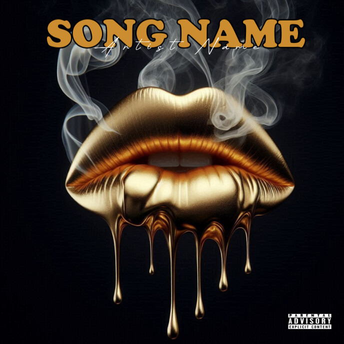 Lips Mixtape Cover Album Cover Template | PosterMyWall