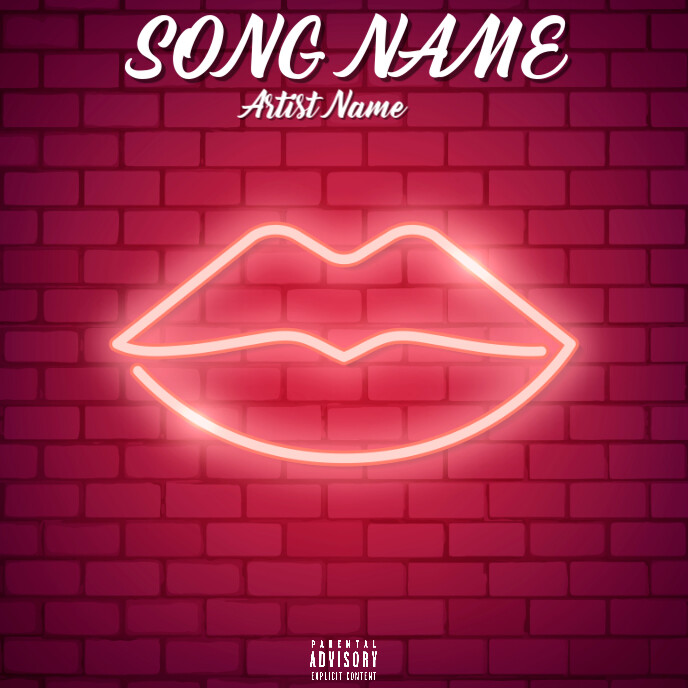LIPS MIXTAPE COVER Template | PosterMyWall