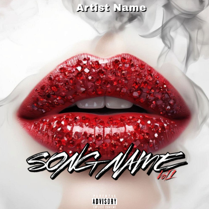 LIPS MIXTAPE COVER Template | PosterMyWall