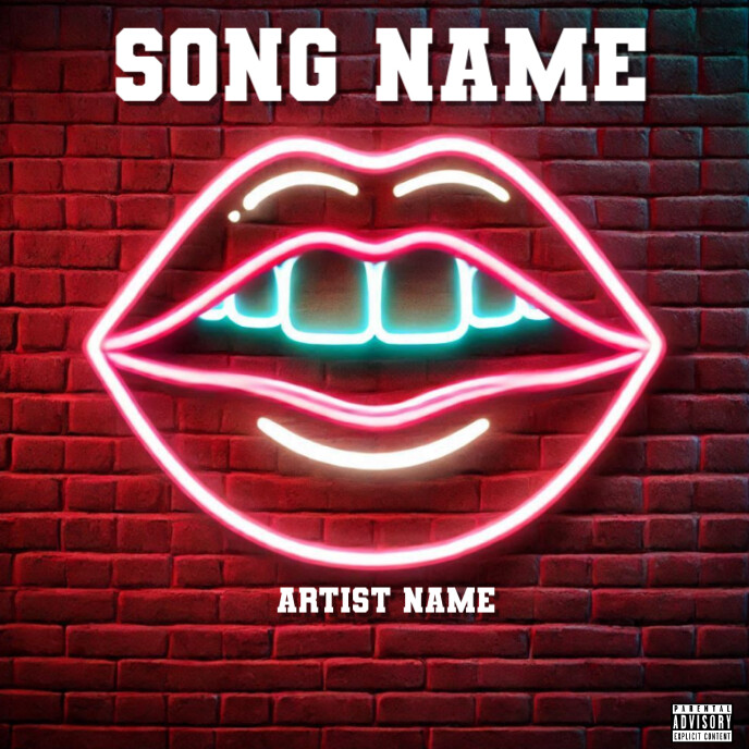 LIPS MIXTAPE COVER Template | PosterMyWall