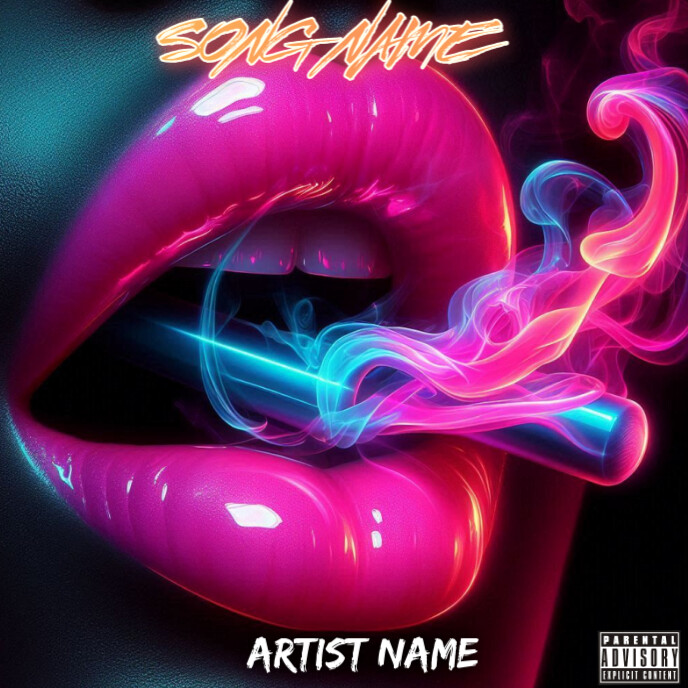 Lips mixtape cover Template | PosterMyWall
